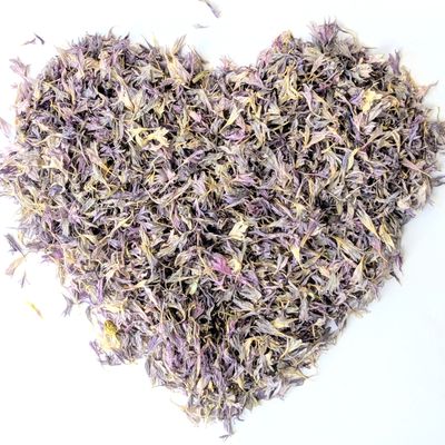 cornflower petal confetti lavender