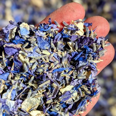 fragrant blues confetti