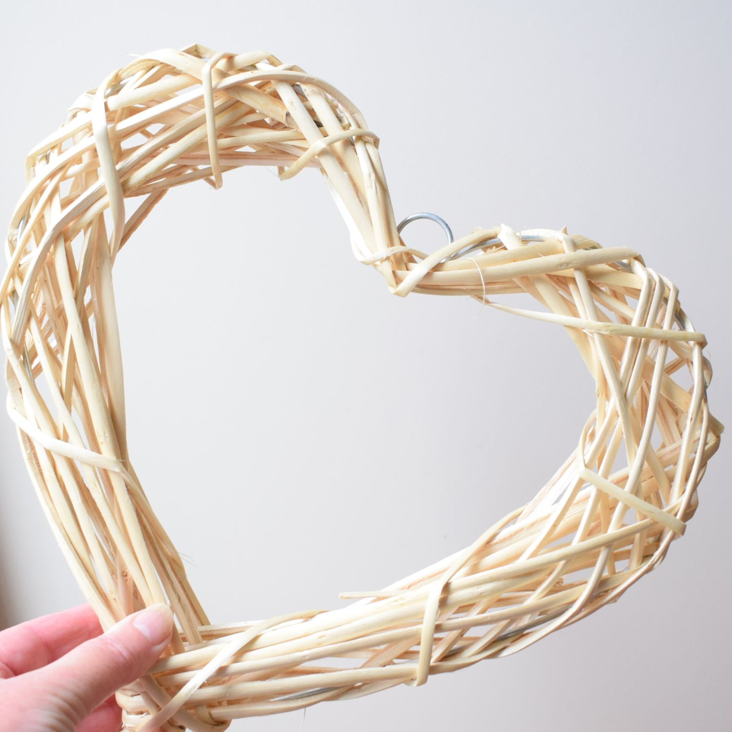 Natural heart wreath base 30cm heart wreath base