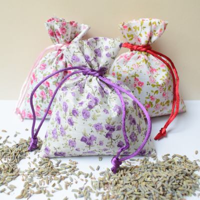 floral lavender bags