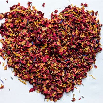 cornflower mix confetti with marigold