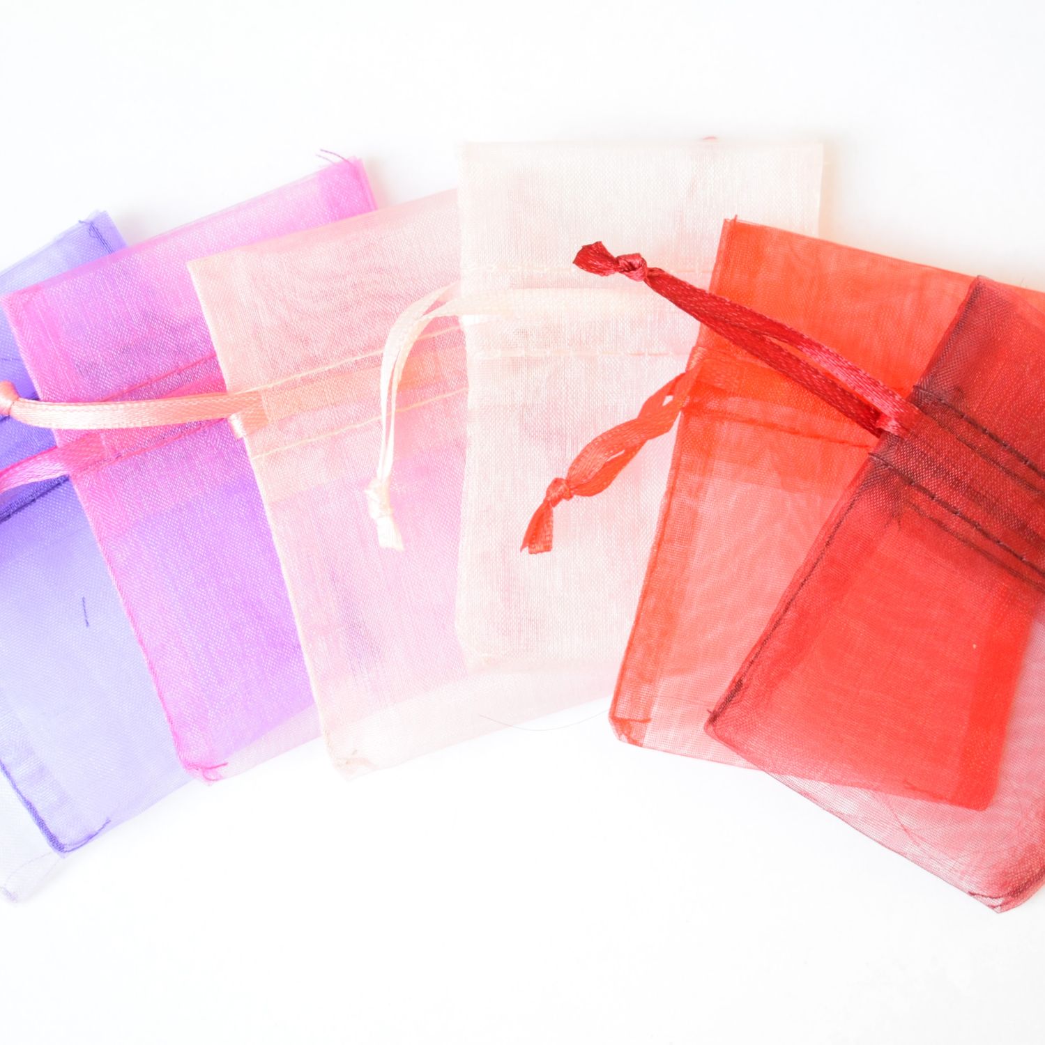 Mini organza bags empty, pack of 10 mini organza bags sale