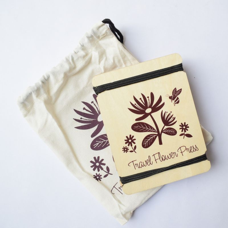 travel flower press