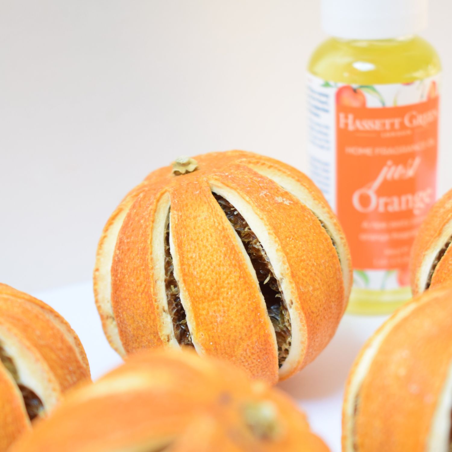scented dried oranges