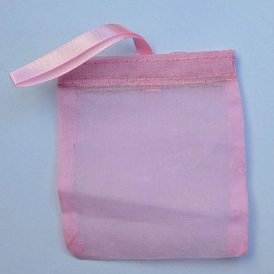 Cotton pouch empty pink 10cm pack of 10 Sale empty muslin bag pink