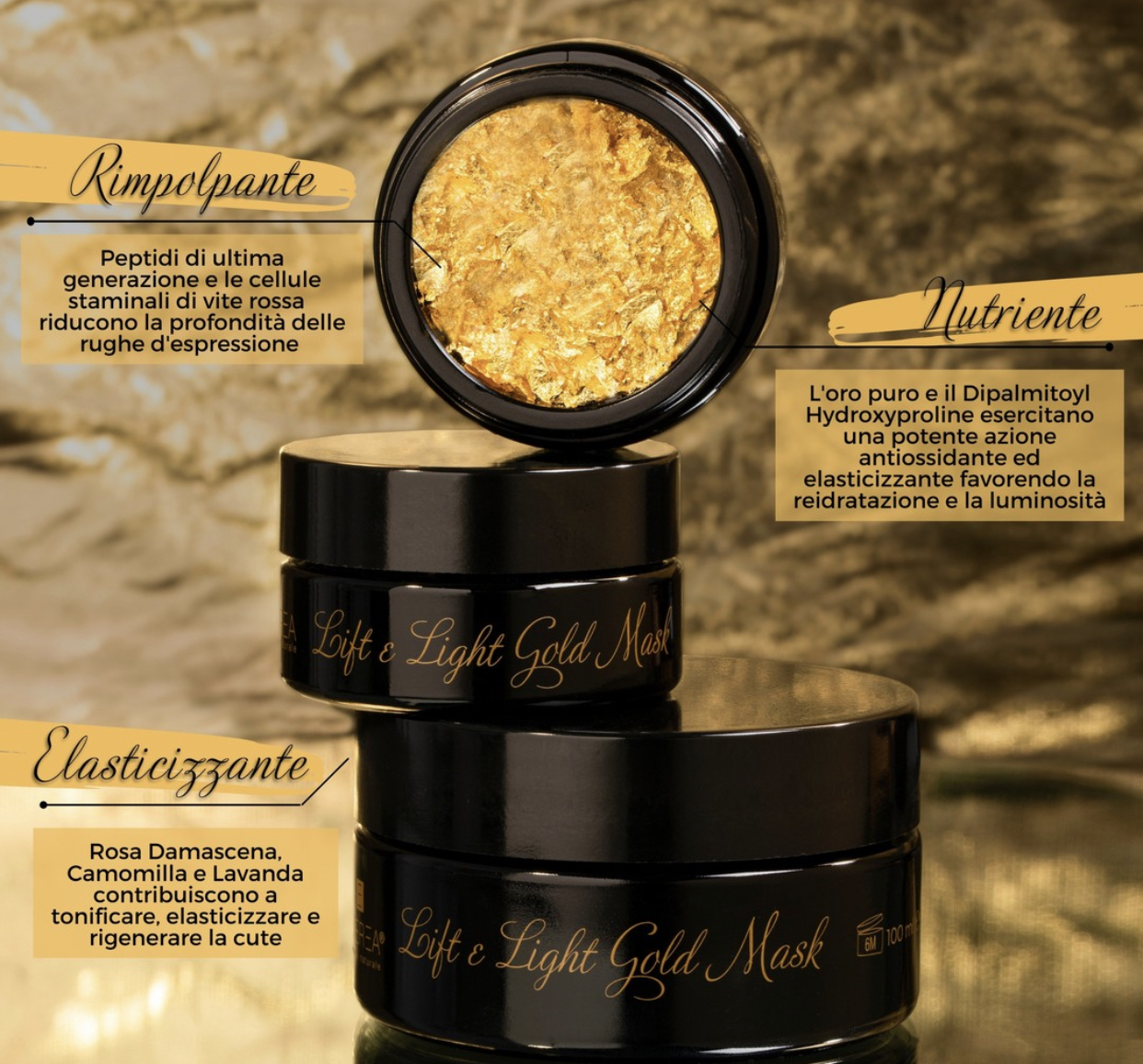 Lift & Light Gold Mask  - Eterea Cosmesi Naturale