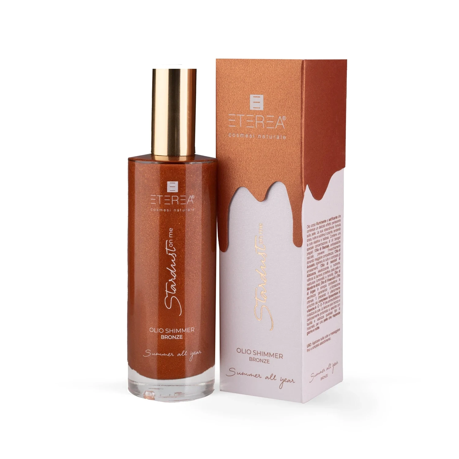 Stardust on me Olio shimmer BRONZE - Eterea Cosmesi Naturale