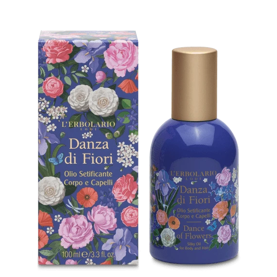 Olio setificante corpo e capelli Danza di Fiori - L'Erbolario