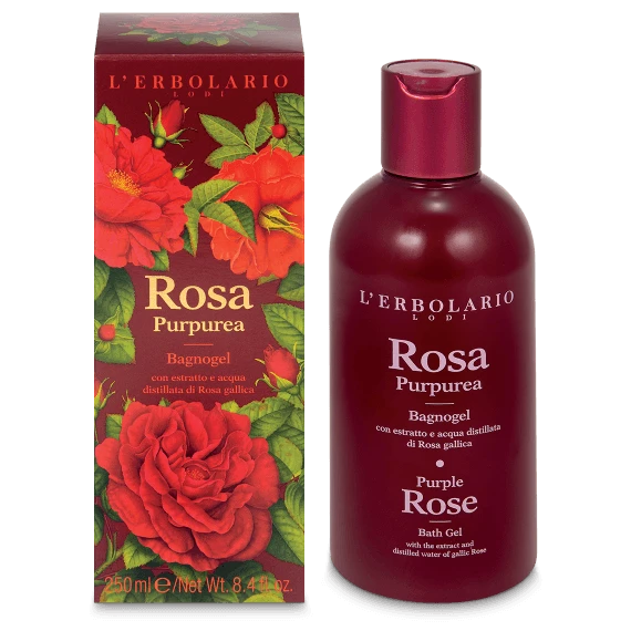 Bagnogel Rosa Purpurea - L'Erbolario