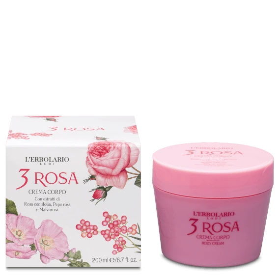 Crema corpo 3 Rosa - L'Erbolario