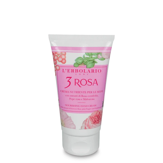 Crema nutriente per le mani 3 Rosa - L'Erbolario