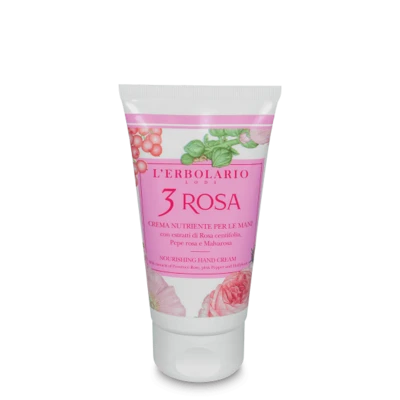 Crema nutriente per le mani 3 Rosa - L'Erbolario