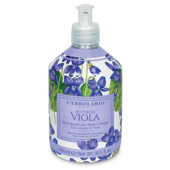 Detergente mani e corpo Accordo Viola- L'Erbolario
