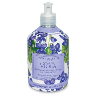 Detergente mani e corpo Accordo Viola- L'Erbolario