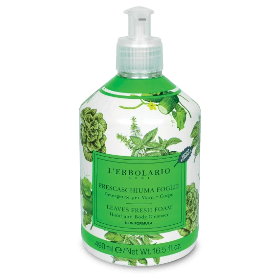 Detergente Mani e Corpo Frescaschiuma Foglie - L'Erbolario