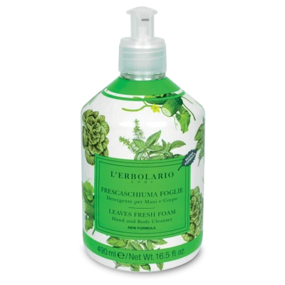 Detergente Mani e Corpo Frescaschiuma Foglie - L'Erbolario