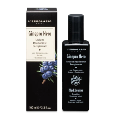 Lozione Deodorante Energizzante Ginepro Nero - L'Erbolario