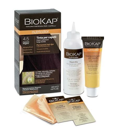 Nutricolor Tinta 4.5 Castano mogano - Biokap
