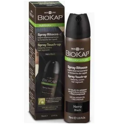 Spray ritocco ricrescita Nero - Biokap