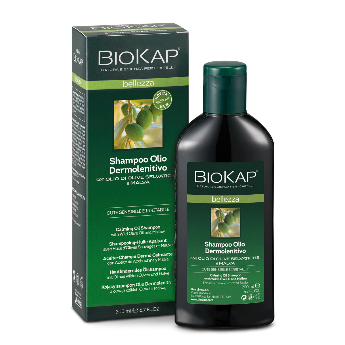 Shampoo olio dermolenitivo - Biokap