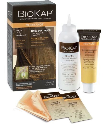 Nutricolor Tinta 7.0 Biondo Medio-  Biokap