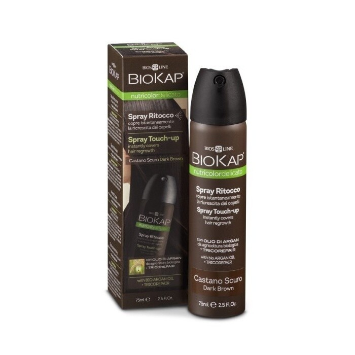 Spray ritocco ricrescita Castano scuro - Biokap