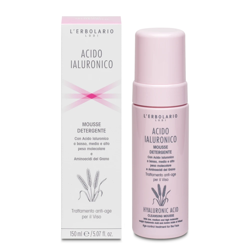 Mousse Detergente Acido Ialuronico- L'Erbolario