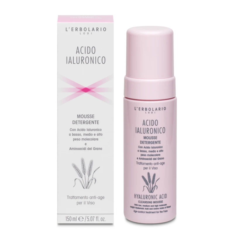 Mousse Detergente Acido Ialuronico- L'Erbolario