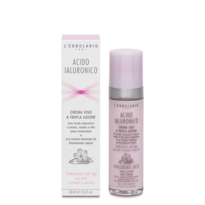 Crema Viso per Pelli Normali e Secche Acido Ialuronico - L'Erbolario Crema Viso per Pelli Normali e Secche Acido Ialuronico - L'Erbolario