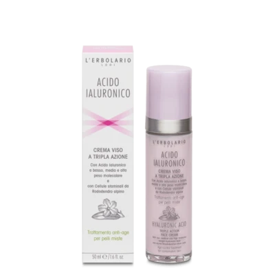 Crema Viso per Pelli Miste Acido Ialuronico - L'Erbolario Crema Viso per Pelli Miste Acido Ialuronico - L'Erbolario