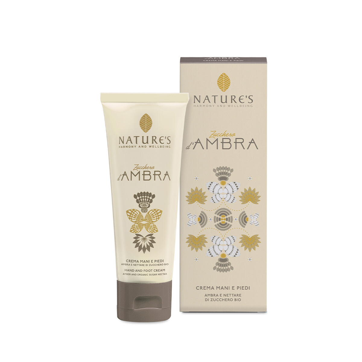 Crema mani e piedi Zucchero D'ambra - Nature's