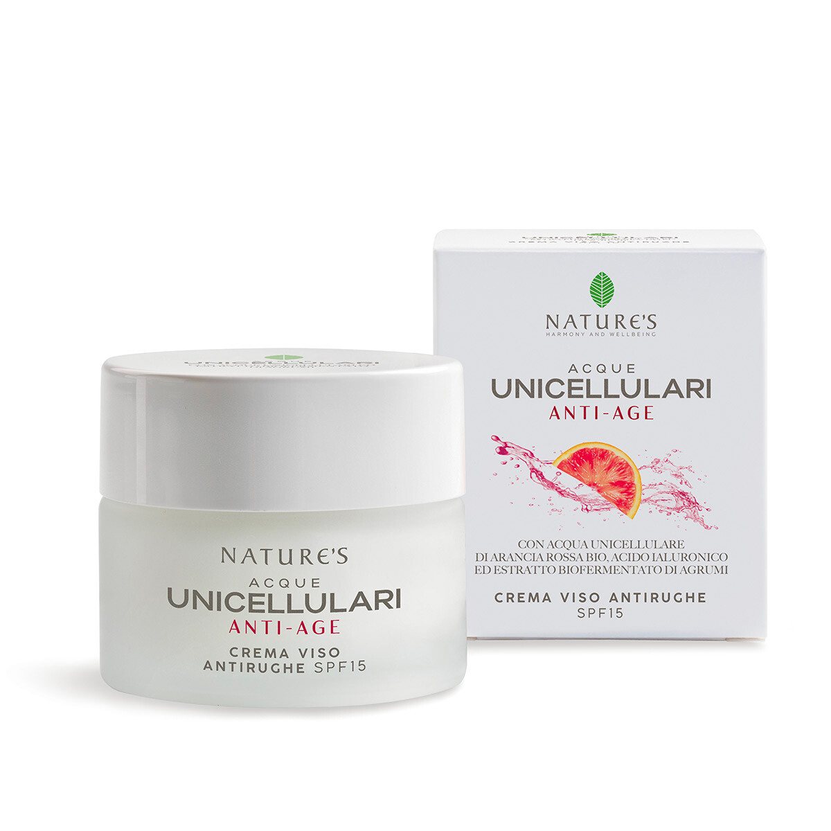 Crema viso antirughe Spf15 - Nature's