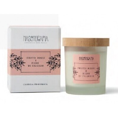 Candela profumata Frutti rossi e Fiori di ciliegio - Nasoterapia