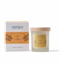 Candela profumata Ambra e legno di sandalo - Nasoterapia