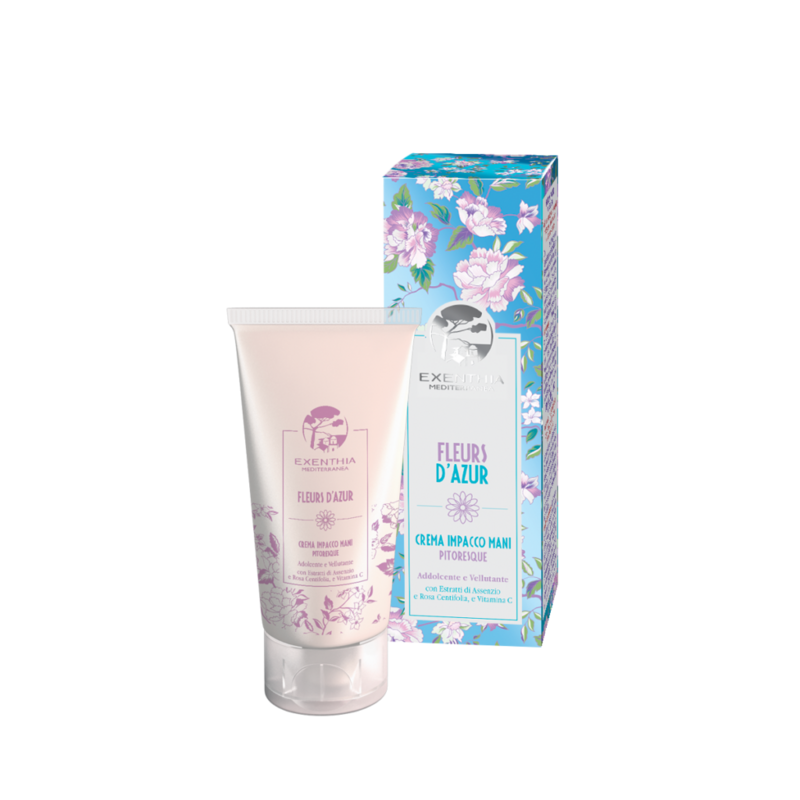 Crema impacco mani Fleurs D'azur - Oficine Clemàn