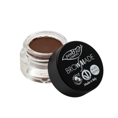 BrowMade Pasta per sopracciglia n.2 Marrone caldo- PuroBio Cosmetics