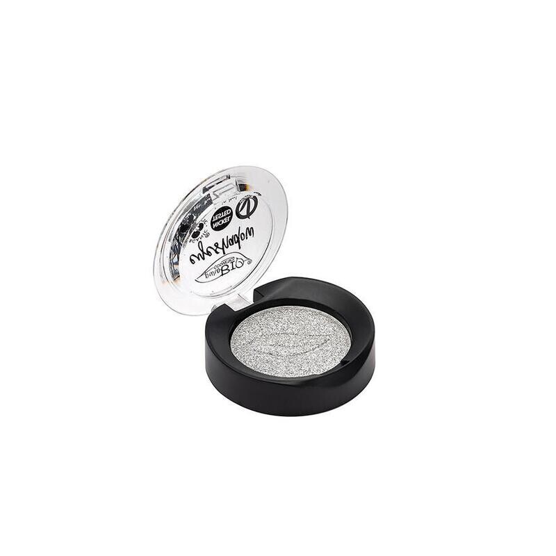 Ombretto in cialda n.23 Argento shimmer - PuroBio Cosmetics
