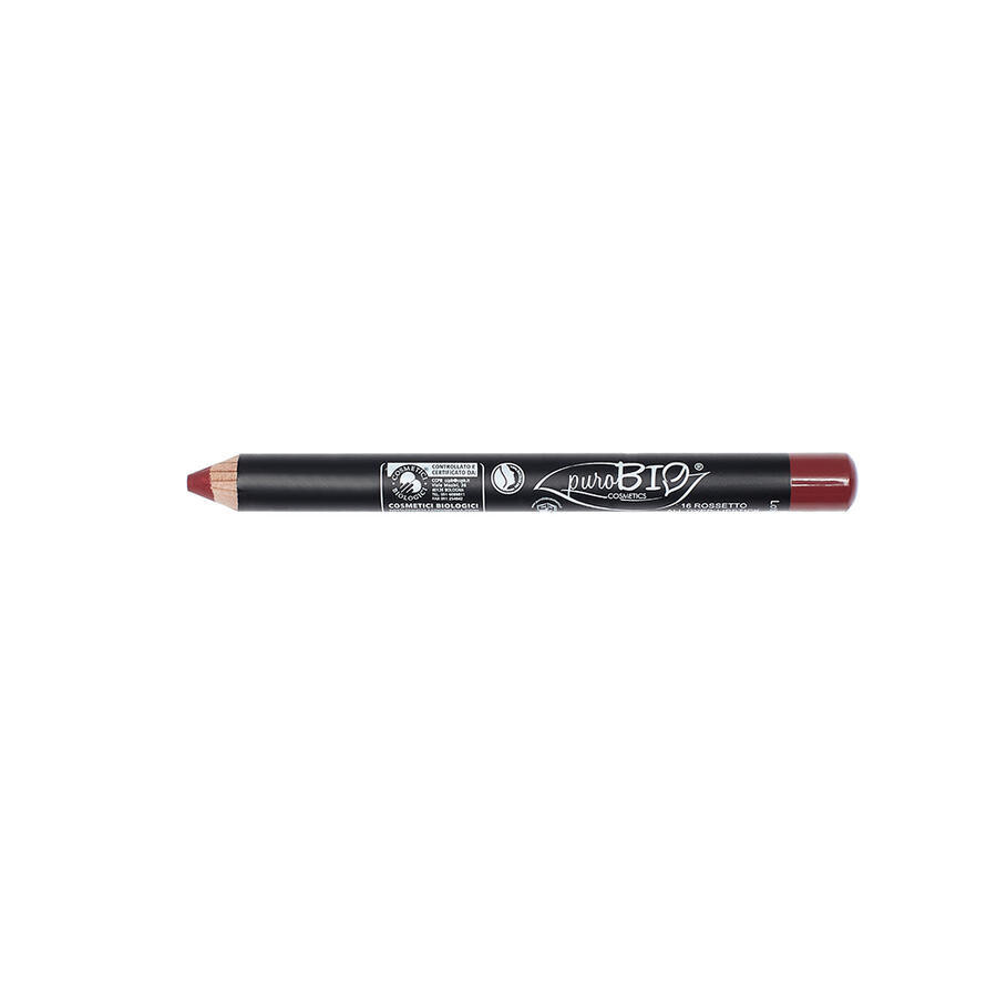 Matitone rossetto n.16 Rosso - PuroBio Cosmetics