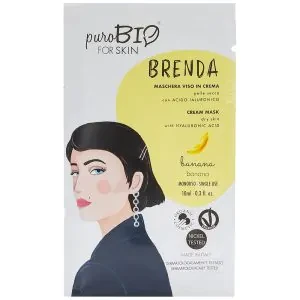 Maschera viso pelli secche Brenda Banana - PuroBio Cosmetics