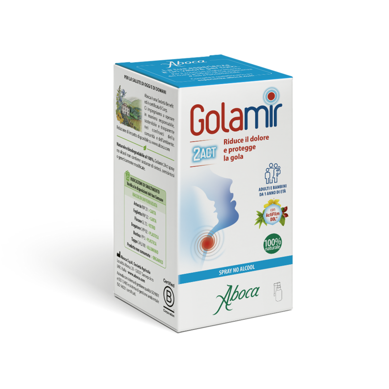 Golamir 2Act spray no alcool  - Aboca