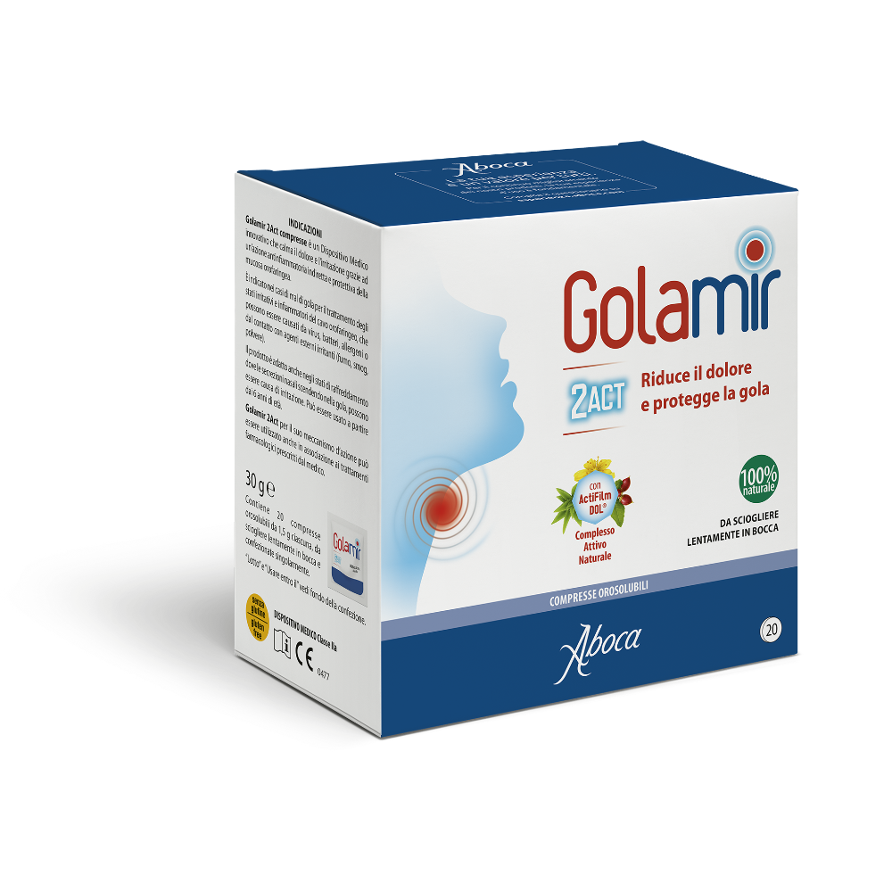Golamir 2Act compresse orosolubili  - Aboca