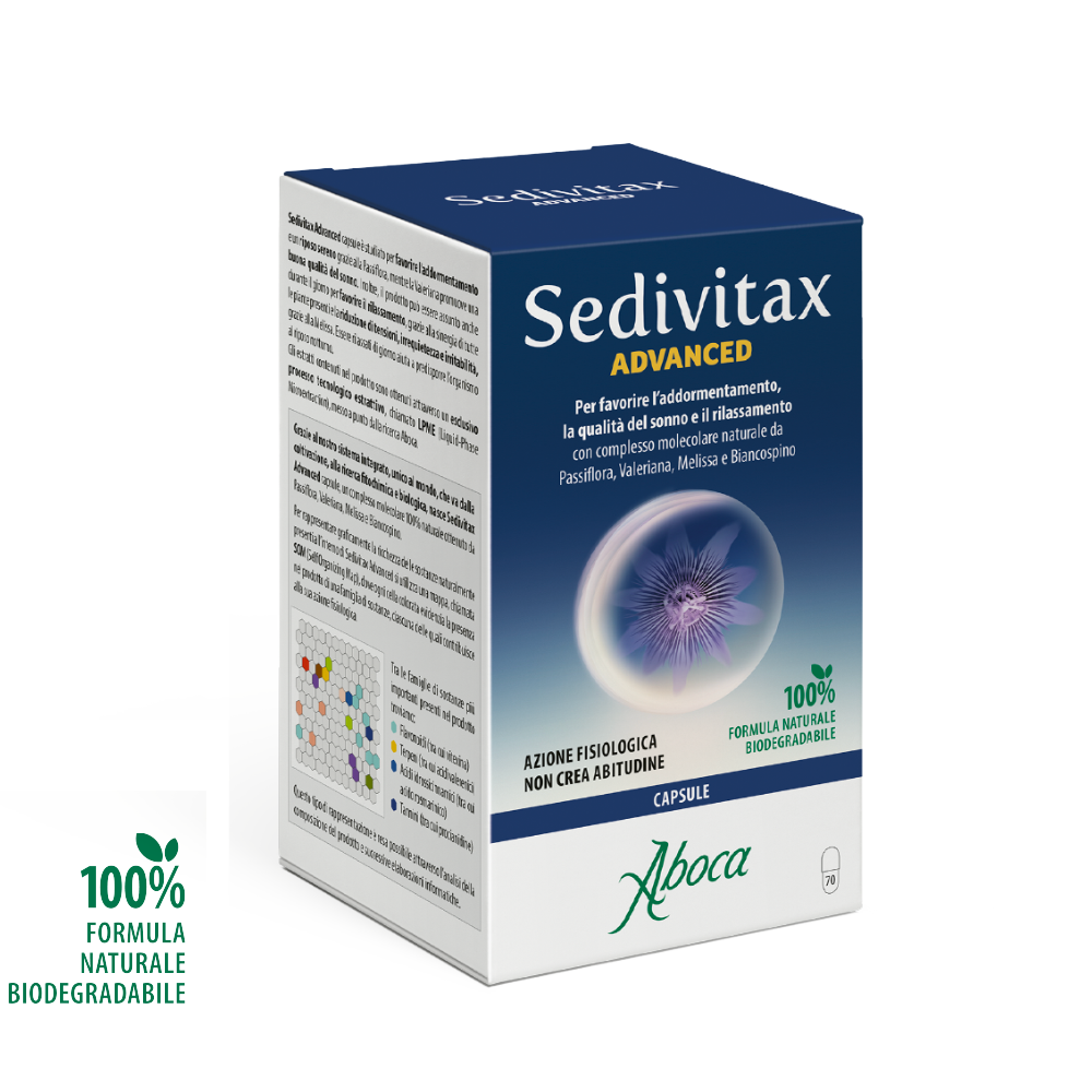 Sedivitax advanced 70 capsule - Aboca
