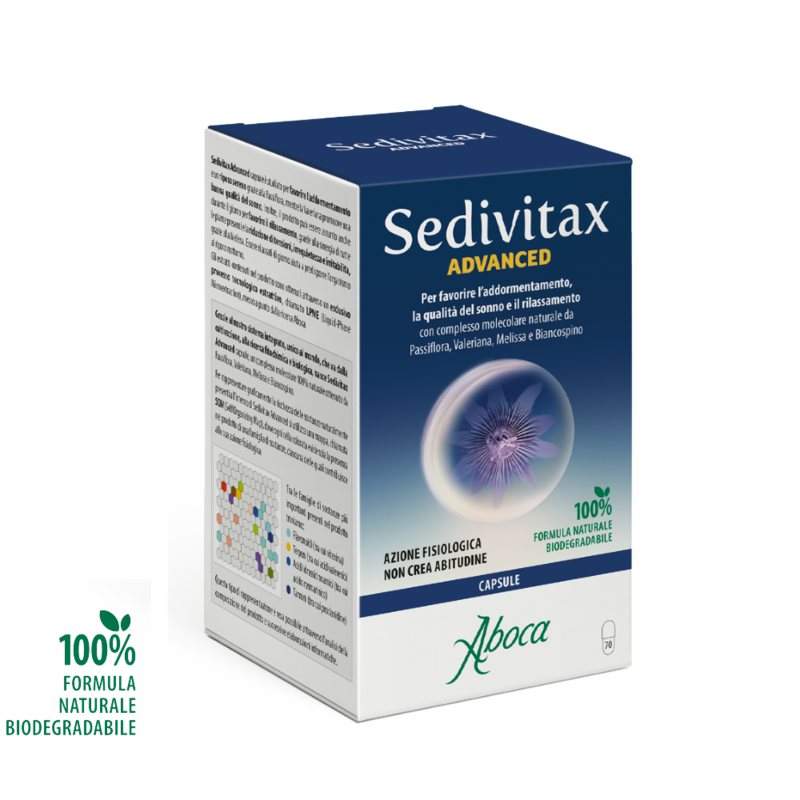 Sedivitax advanced 70 capsule - Aboca