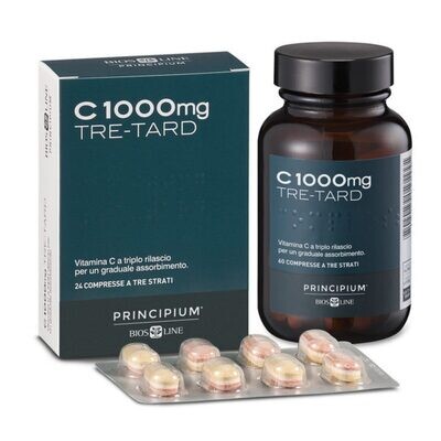 Vitamina C 1000mg TRE - TARD - Biosline