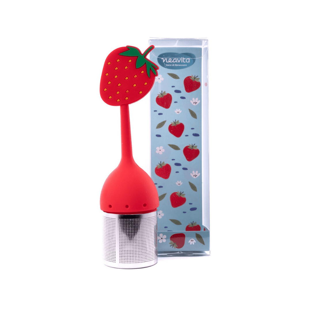 Filtro in acciaio e silicone Fragola - Neavita