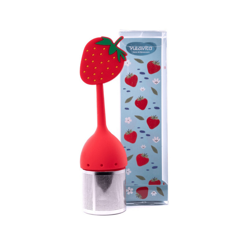 Filtro in acciaio e silicone Fragola - Neavita