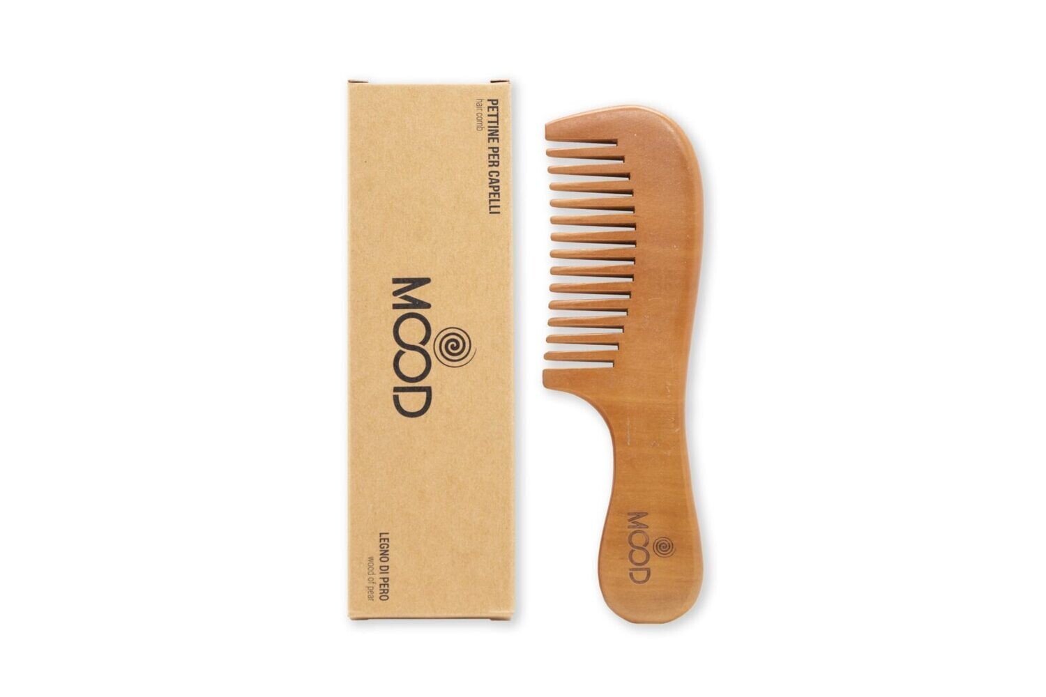 Pettine per capelli in Legno di pero - Mood