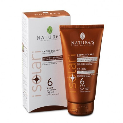 Crema solare viso/corpo Spf 6 - Nature's