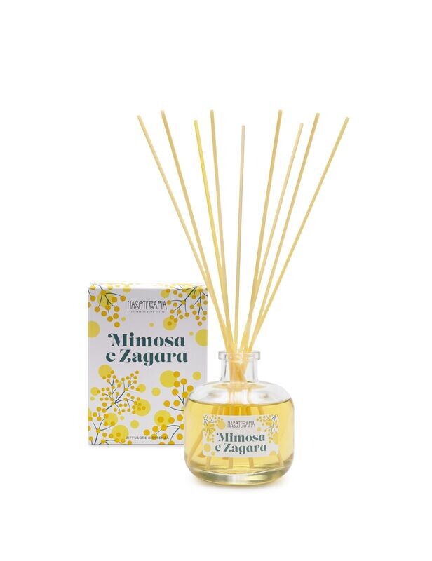 Diffusore con bastoncini Mimosa e Zagara - Nasoterapia