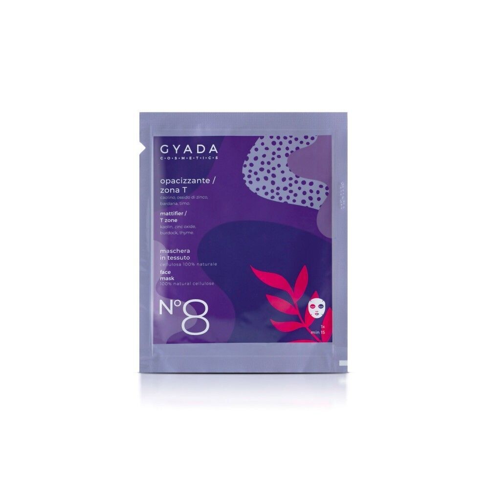 Maschera in tessuto opacizzante/zona T  - Gyada Cosmetics